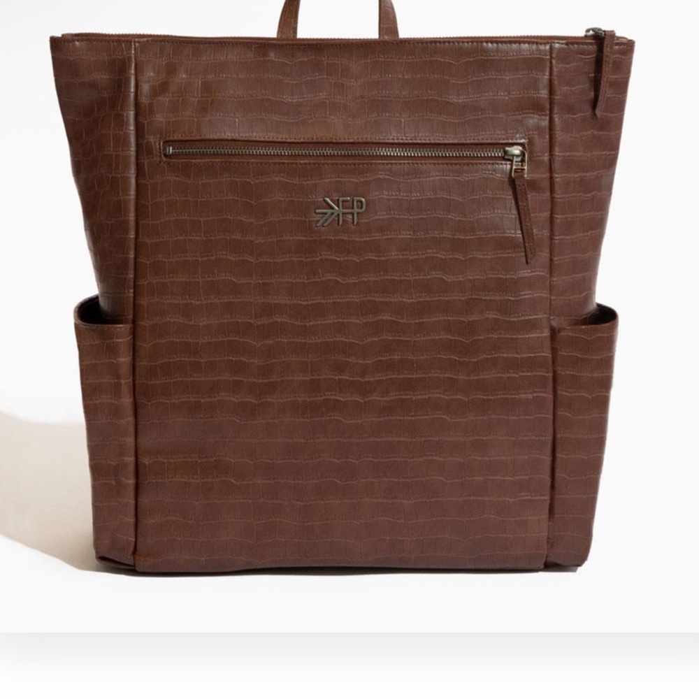Freshly Picked Chocolate Croc Diaper Minimal Backpack
